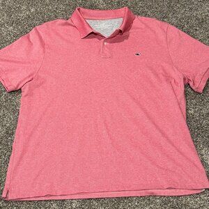Vineyard Vines Edgartown Polo - Coral - Men'x XL